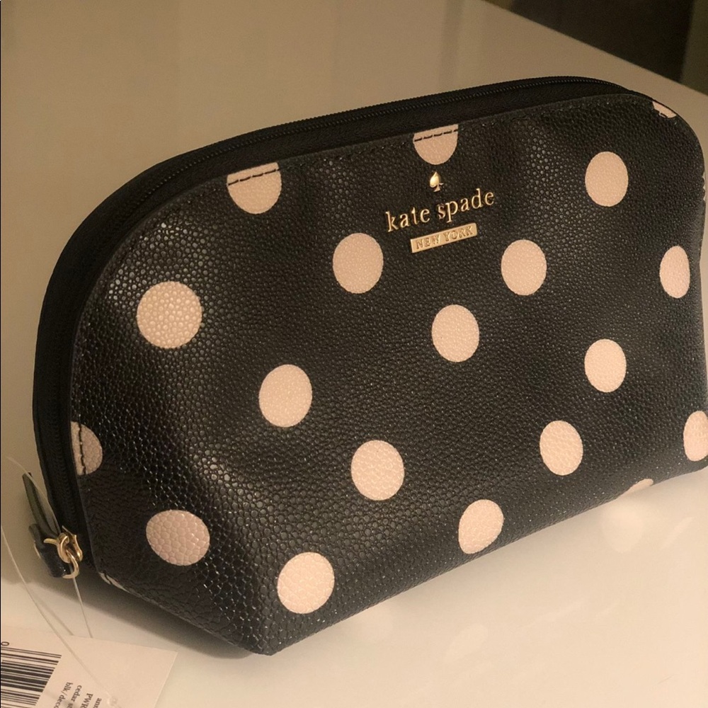 New Kate Spade poka- dot purse